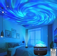 Projecteur de galaxie à LED Projecteur de ciel galaxie coloré Veilleuse de chambre d'enfant Décoration de fête de Noël