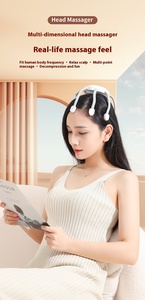 Almohada Inteligente de Masaje Inalámbrica para Terapia de Tejido Profundo para Aliviar la Fatiga <span class=keywords><strong>y</strong></span> el <span class=keywords><strong>Dolor</strong></span> con Masajeador de Cabeza Tipo Pulpo - Product Image 4