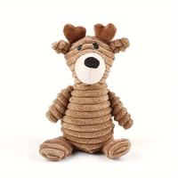 Crochet chiens animaux jouets différentes variétés en peluche cerf et cochon tricot peluche jouet pour enfants
