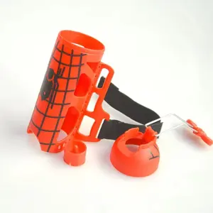Toptan iplik kahraman Cosplay örümcek adam Web Shooter Launcher eldiven oyuncaklar çocuklar için
