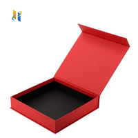 Vente en gros de boîtes en carton d'emballage personnalisé rigide de luxe boîte cadeau magnétique grand couvercle magnétique en mousse EVA noir blanc