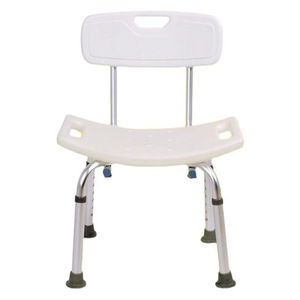 Tabouret de douche Long Heng en alliage d'aluminium 48x28 cm, chaise de salle de bain antidérapante avec rangement pour personnes âgées et femmes enceintes - Product Image 2