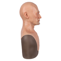 Masque masculin en Silicone réaliste pour les fêtes costumées, vente directe en usine