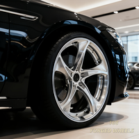 168 Jantes de voiture forgées en 2 parties, tailles personnalisées de 16 à 26 pouces, 5x114.3 5x130 5x108 5x114.3 5x120 5x112 pour Mercedes Range Rover Audi