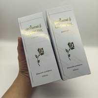 Huile pour le corps éclaircissante English Rose 300ml - Huile de massage hydratante pour le corps entier