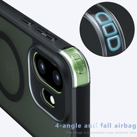 Étui magnétique transparent mat en métal avec support rotatif à 360 degrés pour OnePlus 15 13 12 15R 15T 13R 13T 12R / Turbo 6 6V / Ace 6 6T 5 Pro