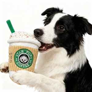 Juguete de peluche interactivos para perros con sonido, con forma de taza de café, divertido, con diseño de Spice Latte, 2026 - Product Image 1
