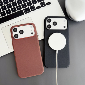 Funda Magnética TechWoven Original para Teléfono Móvil iPhone 17 16 Pro Max, Diseño de Marca, Textura de Lino, Botón Magnético Ai, Cubierta Trasera - Product Image 3