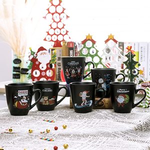 <span class=keywords><strong>Taza</strong></span> mágica que cambia de Color negro por sublimación de cerámica, <span class=keywords><strong>taza</strong></span> de café al por mayor <span class=keywords><strong>navideña</strong></span>, <span class=keywords><strong>taza</strong></span> esmaltada de gres - Product Image 4