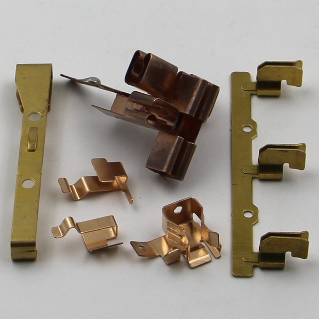 Custom Silver Tungsten Keystone Battery Contacts Spring Finger Copper Electrical Contacts