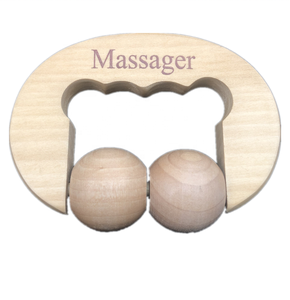Mini masseur à main Portable en bois, outil de relaxation, santé, réflexologie - Product Image 1