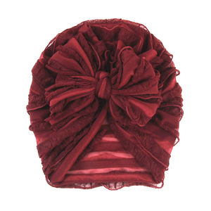 Joli bébé volants Turbans chapeaux gros volants désordre arc bébé Turban arc - Product Image 2
