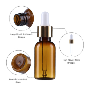 30ml 50ml 100ml ボストン ラウンド ショルダー <span class=keywords><strong>PET</strong></span> スポイトボトル プラスチック製 エッセンシャルオイルボトル - Product Image 2