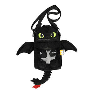 Adorabile zaino in peluche senza denti carino morbido come addestrare la tua borsa a tracolla con animali di peluche drago per telefono ed elementi essenziali - Product Image 5