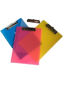 Accessoires de bureau en PVC coloré, porte-cartes, dossier Kraft, organisateur avec Logo personnalisé, en plastique, <span class=keywords><strong>flexible</strong></span>, pour bureau et école - Product Image 2