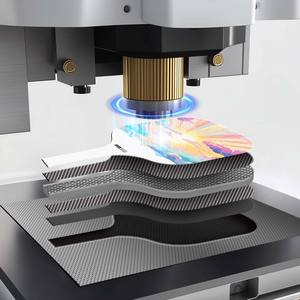 Paleta de Pickleball de Entrenamiento Portátil (16 mm) de Fibra de Carbono T700, Sin Bordes, Personalizada, Aprobada por la USAPA, Original Sunset Bliss, en Oferta - Product Image 6