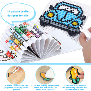 Kit de perles Hama à fusionner DIY, kit de perles éducatives pour projets artistiques DIY, cadeaux de vacances pour enfants et adultes - Product Image 2