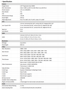 <span class=keywords><strong>DS</strong></span>-<span class=keywords><strong>2CD2043G2</strong></span>-I(U) Caméra réseau Bullet fixe AcuSense 4MP - Product Image 3