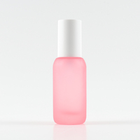 Personaliza tu Propia Botella de Vidrio Esmerilado Cilíndrica de 30ml 50ml con Gotero para Suero, Botella de Vidrio con Bomba para Base Líquida o Loción de 100ml