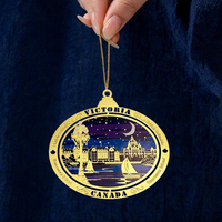 Marque-page en laiton personnalisé avec découpe filigranée Torche de la Liberté, gravé en métal