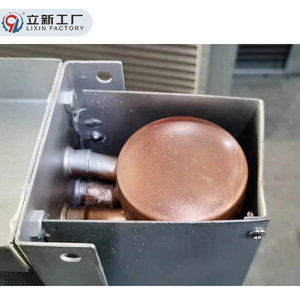 Intercambiador de calor de tubo de cobre de la fábrica Lixin, diseño personalizable para sistema de enfriamiento de aire - Product Image 3