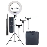 Lampe à cils de grande taille 100W Led Selfie Ring Light 22 pouces 3000-6500K avec charge USB pour la diffusion en direct