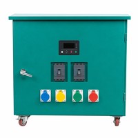 Boîtier de distribution à synchronisation automatique 380V 400V Triphasé 5 fils Précision classe 0.5 pour Générateur Diesel et Raccordement au Réseau IP54