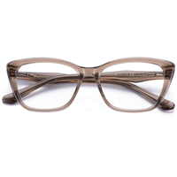 Lunettes de vue unisexes Elan Optical YB6201, monture complète œil de chat, légères, en acétate naturel parfumé, pour myopie