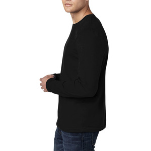 เสื้อยืดแขนยาวผ้าฝ้ายนุ่มพรีเมียม สวมใส่สบายทุกวัน สำหรับผู้ชาย สินค้าอินเทรนด์ยอดนิยม เสื้อยืดแขนยาวสำหรับผู้ชาย - Product Image 3