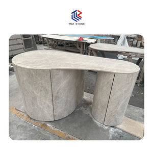 TMZ Cuarcita Alta Calidad Natural Losa Cuero Taj Mahal Pulido Superficie Interior para Armarios Curvos Impermeable para Villas - Product Image 3