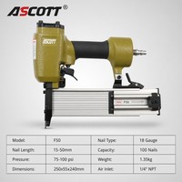 Pistolet à clous pneumatique OEM personnalisé, cloueur de finition à air 18 GA pour l'assemblage de meubles en bois et outils de menuiserie