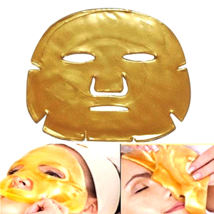 Hot Bán Chống Nhăn Mặt Nạ Và Giữ Ẩm Nhãn Hiệu Riêng 24K Vàng Collagen Tấm Mặt Nạ OEM Mặt Nạ Vàng - Product Image 1