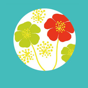 Flower Market Round Serving <strong>Platter</strong> Tableware 10 Inch Serving Dish, Floral Serving Plate <strong>White</strong> Dinnerware - Product Image 2