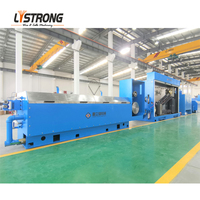 Lisstrong mesin gambar kawat otomatis, 2.5-3.5mm Bare tembaga dengan Annealing berkelanjutan