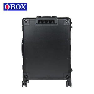 Valise de maquillage Obox 24 pouces avec miroir éclairé, rangement pour salon, roulettes, pour usage professionnel cosmétique et nail art - Product Image 2