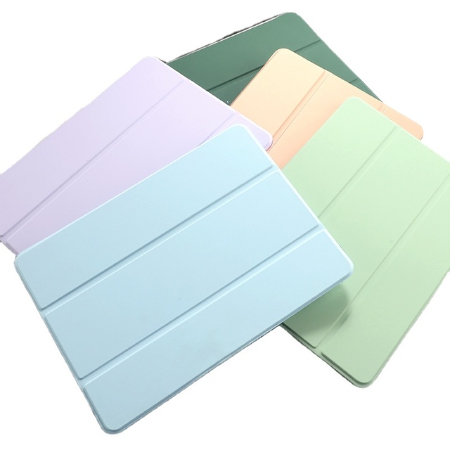 Soft Silicone Ultra Thin Transparent Back Shell Case with Pencil Holder for New iPad 10.2 Inch iPad 9 Mini6 Pro 11"
