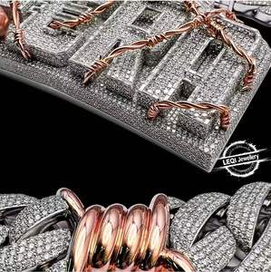 שרשרת תכשיטי ליצ 'י קובאן-פסל יהלום מותאם אישית של עיר יהלום (שרשרת יהלום היפ הופ יוקרתי) - Product Image 3