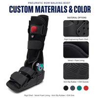 Botte de marche orthopédique F4001 ROM Air Walker avec charnière réglable et pompe à air pour la récupération post-opératoire des fractures de la cheville
