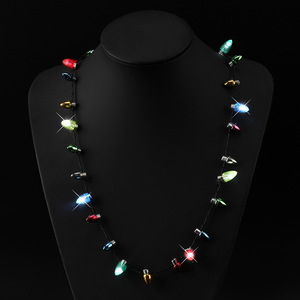 Collier lumineux LED pour enfants, cadeaux de fête de Noël <span class=keywords><strong>2022</strong></span>, collier lumineux LED, collier lumineux de Noël, collier lumineux de fête - Product Image 5