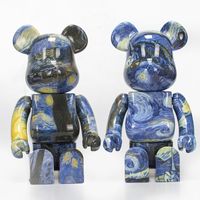 Vente en gros d'usine - Figurine Bearbrick 400% en ABS, emballage en boîte colorée, Bearbrick 400 de collection