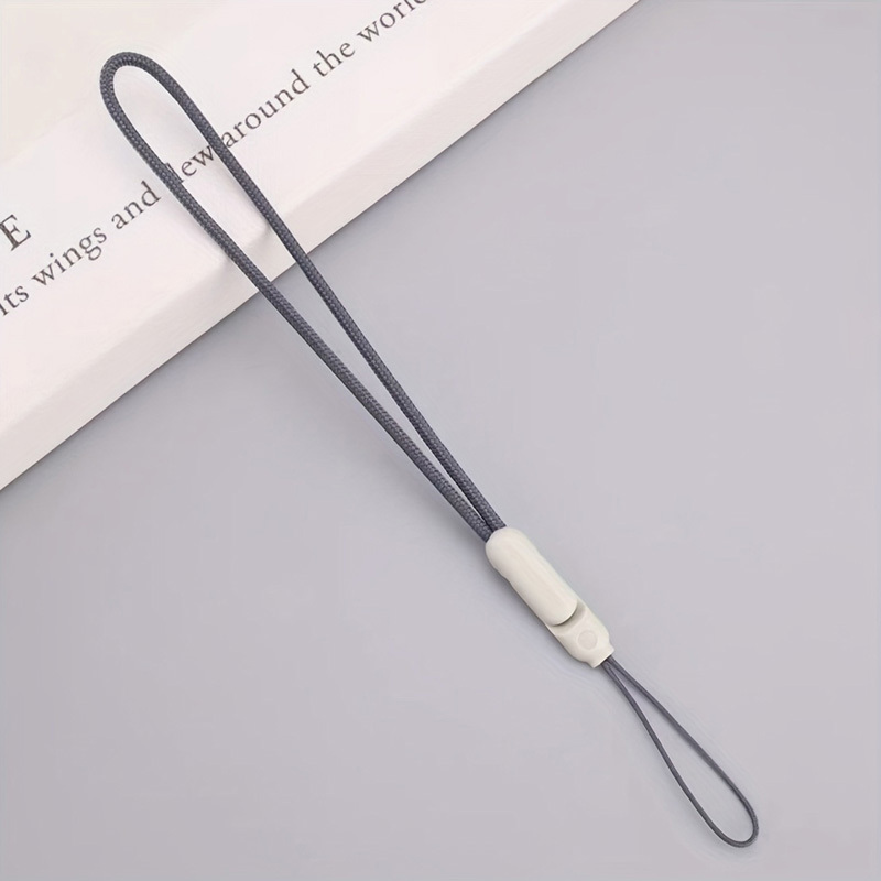 Anti-Lost Love Heart Keychain Mobile Phone Strap Soft Silicone Wristband Bracelet with Ring Pendant Hanging Lanyard Accessory Image 5