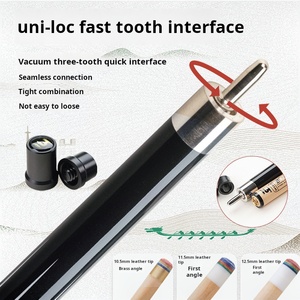 Cục cơ bi-a Qingtianbao Forelimb Pool Cue Black Eight Small Head Middle Head Cue Big Head Nine Cue Maple Front Section - Product Image 5