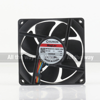 Sunon 5V 24V 48V DC12V 1.01W AC EC 8025 80X80X25MM 8CM Suspensi Magnetik Chassis Senyap 4-kabel MF80251V3-1Q03C-S9A Kipas Pendingin
