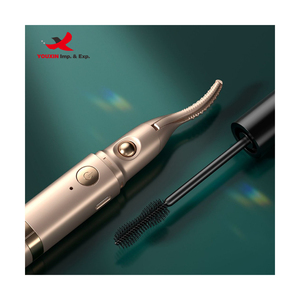 Outil de beauté à prix réduit pour achats groupés : Tondeuse à sourcils portable 2 en 1 rechargeable par USB et recourbe-cils électrique chauffant - Product Image 3