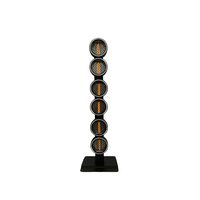 Venta caliente 6*60W LED RGBW Pixel Retro Light Fondo giratorio Flash Etapa Iluminación DMX512 Control IP20 Clasificado