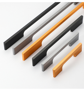 Allzweck-Zuggriffe aus Aluminiumlegierung in Gold, Schwarz und Grau für Premium-Kleiderschränke und Kommoden (Moderner Kücheneinsatz) - Product Image 4