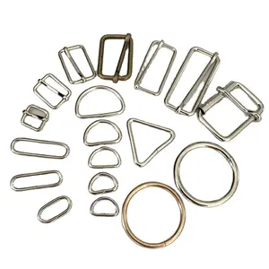 wholesale cheap price D shape metal Ring iron wire buckle for shoes bag