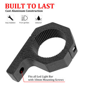 1.0 <span class=keywords><strong>1.5</strong></span> 1.75 2.0นิ้วติดบาร์แนวนอนสำหรับติดตั้งไฟราวรถยนต์ - Product Image 3