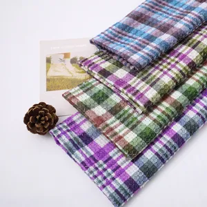 Cotton Tulle Voile Embroidery Cut Checked Tartan Print Calico Fabrics Cotton Fabric For Tablecloth Pants Trousers