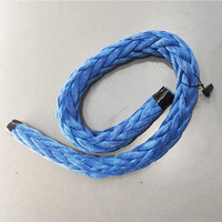 Cordage marin tressé en UHMWPE/HMPE à 8 ou 12 brins, résistant à l'usure, en fibre synthétique, pour remorquage et navigation, 6 mm, 8 mm, 10 mm